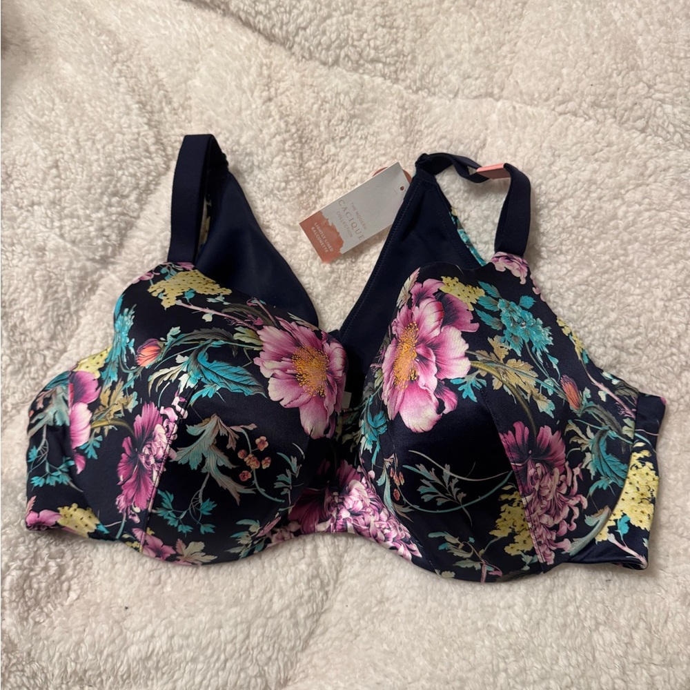 Cacique Floral Print Women's Bra NWT